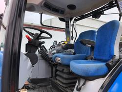 0 New Holland T6040 120Hp Cab Tractor With Fel Blue