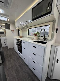 2025 JB Caravans Scoprion Sting 20'6 Rear Door