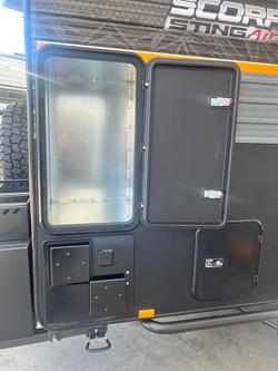 2025 JB Caravans Scorpion Sting Air 19'6 Front Door