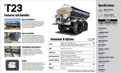 2025 Hansa T23 Tandem Axle 24Mt Trailing Spreader