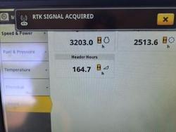 2019 John Deere S780 Combine & 740D Front With Trailer