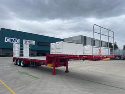 2026 CIMC 45' Drop Deck With Ramps (Single & Bifold Available)