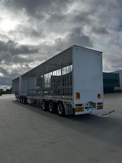 2026 CIMC 34 Pallet Drop Deck Mezz Curtainsider B Double