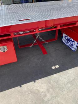 2025 CIMC 45' (22 Pallet) Drop Deck Flat Top (Roadtrain Coupling Provision)