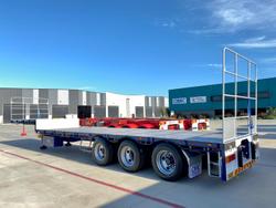 2025 CIMC 45' (22 Pallet) Drop Deck Flat Top (Roadtrain Coupling Provision)