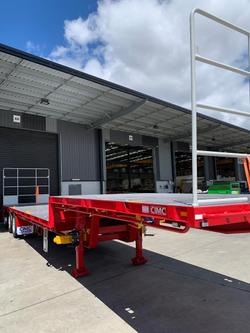 2025 CIMC
45' (22 Pallet) Drop Deck Flat Top (Roadtrain Coupling Provision)