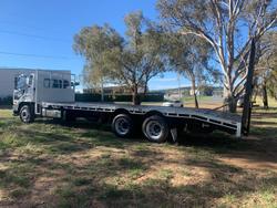 2015 Fuso 2427 6X2 Allison Auto Trans Beavertail White