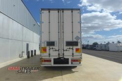 2008 Maxitrans 22 Pallet Dropdeck Curtainsider with Mezz Road Train Lead