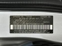 2020 Mitsubishi
ASX ES ADAS