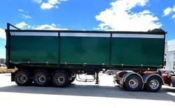 2014 Freightmaster Hardox Chassis Tipper Green
