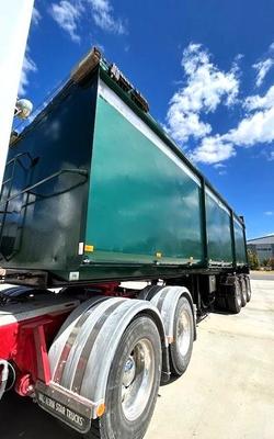 2014 Freightmaster Hardox Chassis Tipper Green