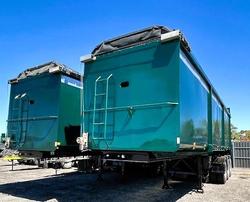 2014 Freightmaster Hardox Chassis Tipper Green