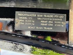 2014 Freightmaster Hardox Chassis Tipper Green
