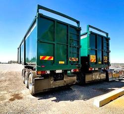 2014 Freightmaster Hardox Chassis Tipper Green
