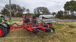 0 SERAFIN ECOSOW 632 SINGLE DISC SEEDER WITH PJ GREEN NEW RED