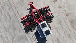 0 SERAFIN ECOSOW 632 SINGLE DISC SEEDER WITH PJ GREEN NEW RED