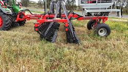 0 SERAFIN ECOSOW 632 SINGLE DISC SEEDER WITH PJ GREEN NEW RED