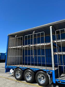 2018 Vawdrey St3 36 Pallet Double Drop Deck Full Mezz 4.3 Blue