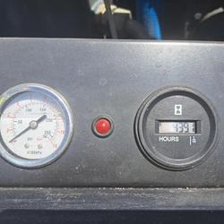 2021 Global Power and Air GPS050 7 Screw Air Compressor Red