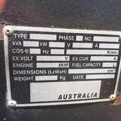 2021 Global Power and Air GPS050 7 Screw Air Compressor Red