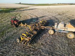 0 SERAFIN ULTISOW FORWARD FOLD S1872 SINGLE DISC SEEDER USED YELLOW