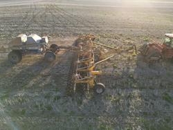 0 SERAFIN ULTISOW FORWARD FOLD S1872 SINGLE DISC SEEDER USED YELLOW