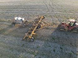 0 SERAFIN ULTISOW FORWARD FOLD S1872 SINGLE DISC SEEDER USED YELLOW