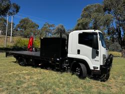 2023 Isuzu Fsr 140-260 With Steel Tray & Crane In Stock Now! White
