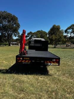 2023 Isuzu Fsr 140-260 With Steel Tray & Crane In Stock Now! White