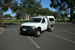 2009 Mitsubishi Triton GLX ML MY09 4x2 White