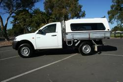 2009 Mitsubishi Triton GLX ML MY09 4x2 White
