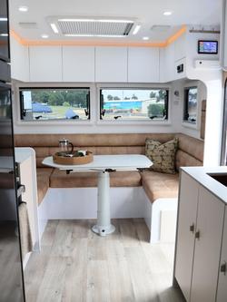 2025 Wonderland RV Hornet Rear Club Lounge Layout