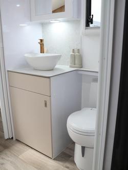 2025 Wonderland RV Rear Club Lounge Layout With Centre Bathroom