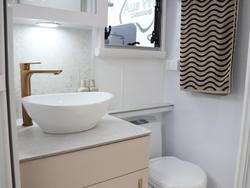 2025 Wonderland RV Rear Club Lounge Layout With Centre Bathroom