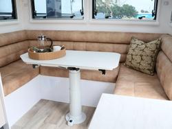 2025 Wonderland RV Rear Club Lounge Layout With Centre Bathroom
