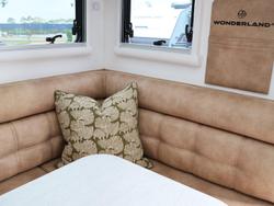 2025 Wonderland RV Rear Club Lounge Layout With Centre Bathroom