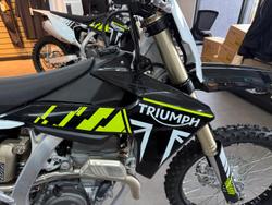 2024 Triumph TF 250-X Off Road White