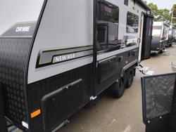 2025 New Age Caravans Dr18e Desert Rose Full Off Road Couples Van