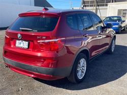 2011 BMW X3 xDrive20d F25 MY12 4X4 Constant Vermilion Red