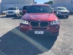 2011 BMW X3 xDrive20d F25 MY12 4X4 Constant Vermilion Red