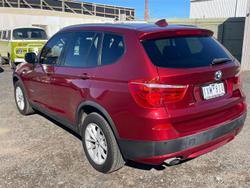 2011 BMW X3 xDrive20d F25 MY12 4X4 Constant Vermilion Red