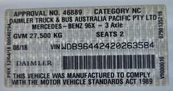 2018 Mercedes-Benz Actros 2763LS WHITE