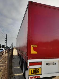 2015 Krueger B-Double(36 Pallet) Straight Deck Tautliner RED