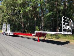 2022 Lusty Pumpa Drop Deck Extendable C/W Ramps