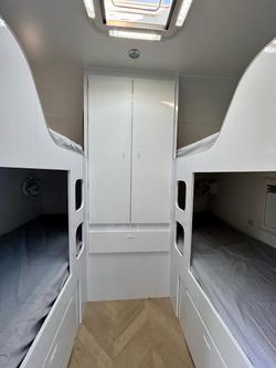 2025 Wonderland RV Amaroo Quad Bunk With Electric Lift Up King Bed