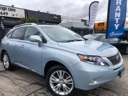 2009 Lexus RX 450h Sports Luxury GYL15R 4X4 On Demand Sapphire