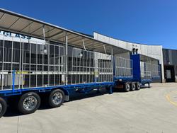 2025 CIMC 34 Pallet Drop Deck Mezzanine Curtainsider B Double