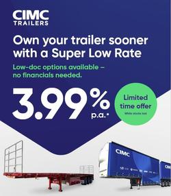 2025 CIMC 34 Pallet Drop Deck Mezzanine Curtainsider B Double