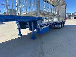 2025 CIMC 34 Pallet Drop Deck Mezzanine Curtainsider B Double