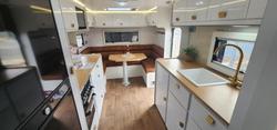 2025 JB Caravans Dirt Road Xtreme 23'6 Rear Door Club Lounge